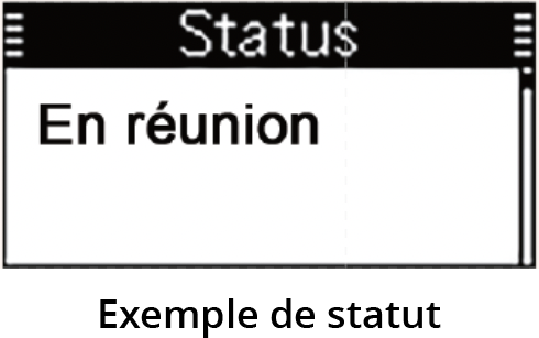 Statuts et messages “Texte”